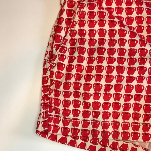 J. Crew | Mini Delicious Apple Shorts | White - Picture 9 of 14